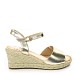 Zlati sandali s peto X13-M5854-11T