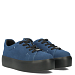 Modre usnjene superge s platformo Filippo 6247