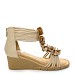 Beige sandali s peto S060288S