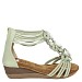 Zeleni sandali s polno peto Y2331S
