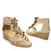 Beige sandali s peto S060288S