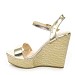 Zlati sandali s polno peto X5C-Z0789-22T