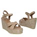 Nude sandali s polno peto A755G