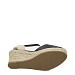 Črne espadrile s polno peto MS19107G