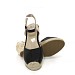 Črne espadrile s polno peto MS19107G