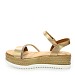 Champagne sandali s platformo X6-P1698-57S