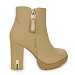 Khaki gležnjarji s peto R588S