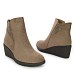 Khaki gležnjarji s polno peto YL153S