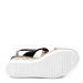 Črni sandali s peto 810-46G 