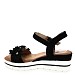 Črni sandali s peto 876-44T
