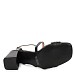 Črni sandali s peto LY9203-1G