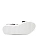 Črni sandali s peto P2021-9235AT 