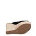 Črni sandali s polno peto NAP-217G