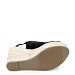 Črni sandali s polno peto R5M5268-8T