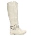 Beige škornji s skrito peto U8X28120-1T