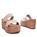 Beige natikači s platformo LY9212-3G