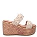 Beige natikači s platformo LY9212-3G