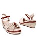 Beige sandali s peto K0-1G