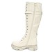 Beige visoki škornji U8X20574-21T