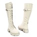 Beige visoki škornji U8X20574-21T
