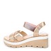 Champagne sandali s peto NAP-701G