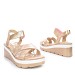 Champagne sandali s peto NAP-701G
