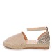 Bež-zlate espadrile TL1017G