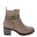 Khaki gležnjarji s peto 3976S
