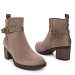 Khaki gležnjarji s peto 3976S