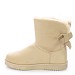 Beige nizki škornji 68-13S