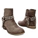 Khaki gležnjarji s skrito peto CH2106S