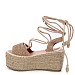 Khaki sandali s platformo HJ7083G