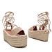 Khaki sandali s platformo HJ7083G