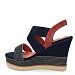 Navy sandali s polno peto 1000-Q35G