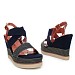 Navy sandali s polno peto 1000-Q35G