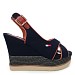 Navy sandali s polno peto 1000-Q37G