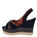 Navy sandali s polno peto 1000-Q37G