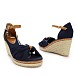Navy sandali s polno peto 1000-Q58G