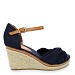 Navy sandali s polno peto 1000-Q58G