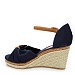 Navy sandali s polno peto 1000-Q58G