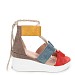 Orange sandali s peto YX-202G