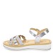 Srebrni sandali H092T