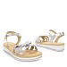 Srebrni sandali H092T