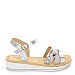Srebrni sandali H092T