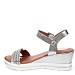 Srebrni sandali s peto 6868-29S