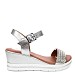 Srebrni sandali s peto 6868-29S