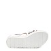 Srebrni sandali s peto CK182G