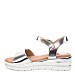Srebrni sandali s peto CK182G