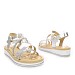 Srebrni sandali s peto H093T