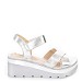 Srebrni sandali s peto NAP-701G